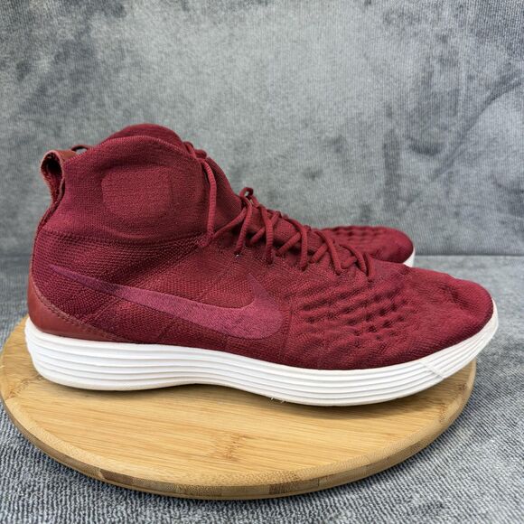 Nike LunarEpic Flyknit Shoes Mens Size 11 Red Mid Running Sneakers 852614-600 main image 8